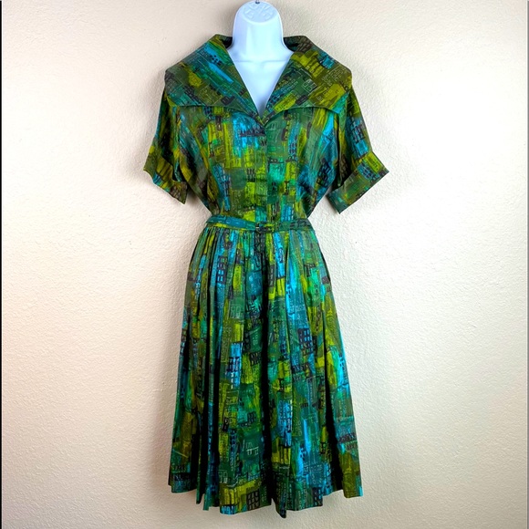 Vintage Dresses & Skirts - VINTAGE 1950s Cocktail Dress Mint Condition